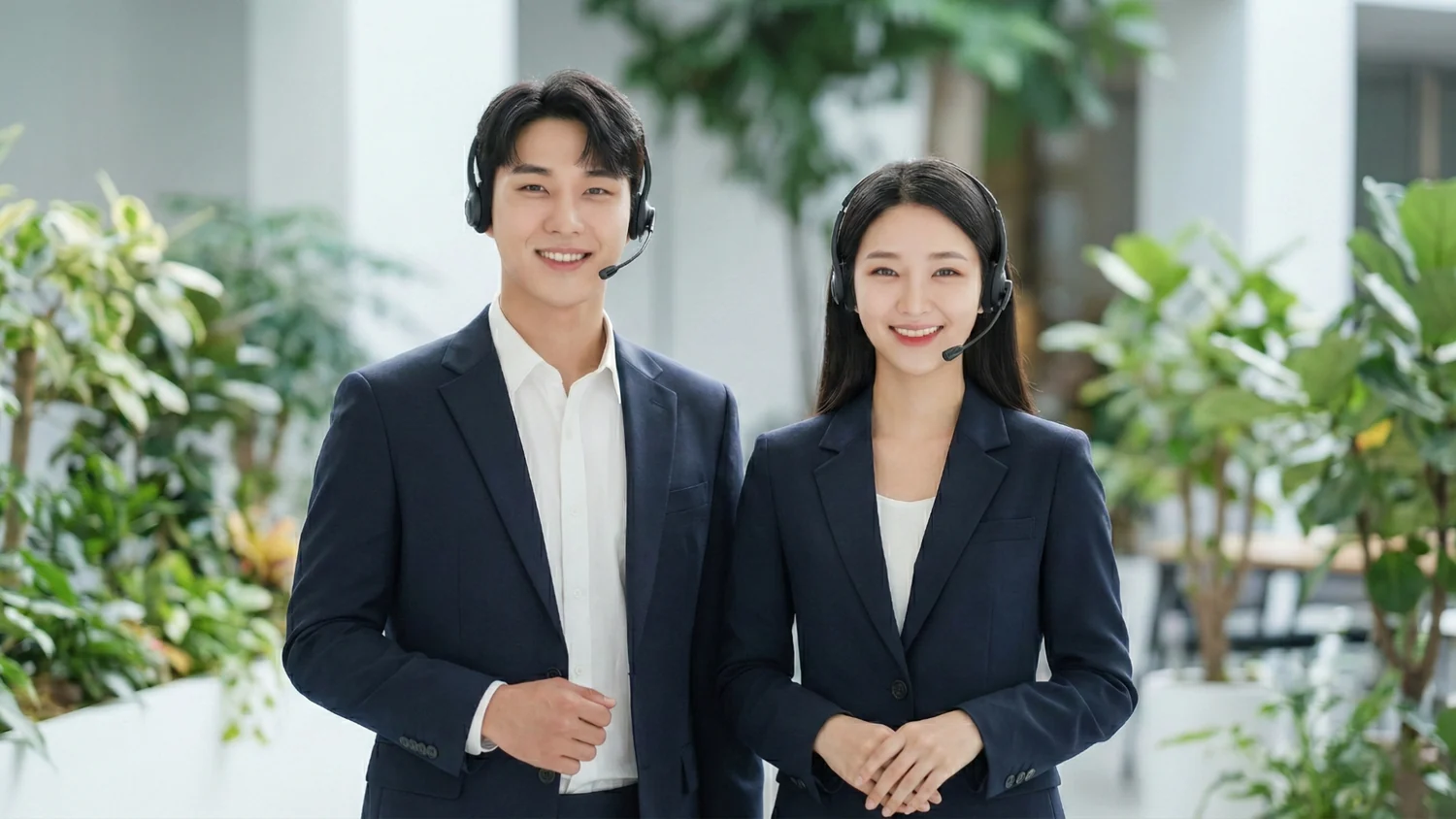LG 컨텐츠이용료 현금화 상담을 안내하는 상담원 사진
